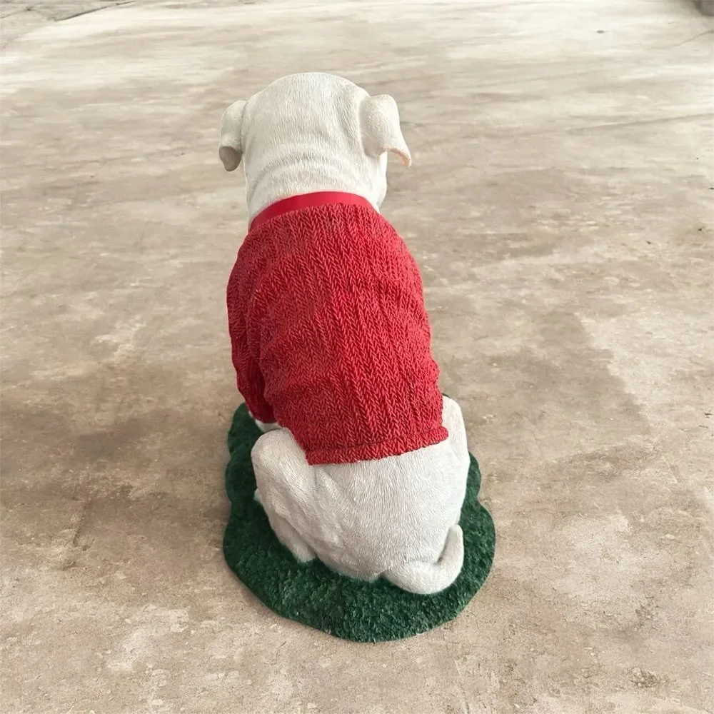 Vintage charming bulldog